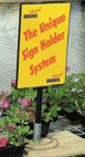Sign Holders, Steel Coil Base A4. $23.95ea. Box of 20.